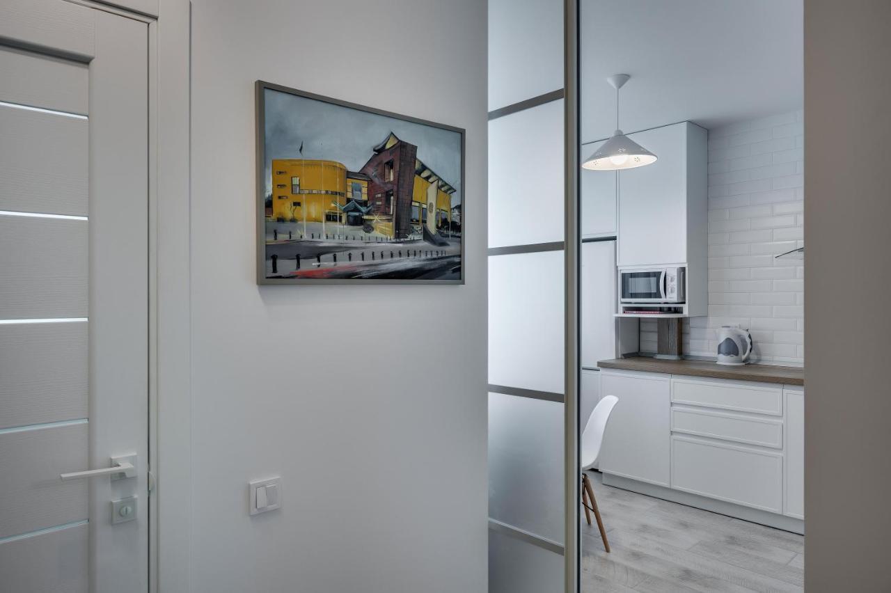 White Apartment Scandinavian Style Zaporizhia 외부 사진